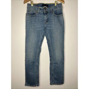 Levis 542 Jeans Womens Size 8 Medium Flap Pockets Stretch Denim Pencil Fit